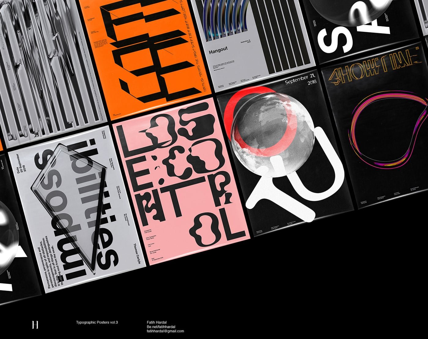 Typographic Posters Vol 3 | Mindsparkle Mag