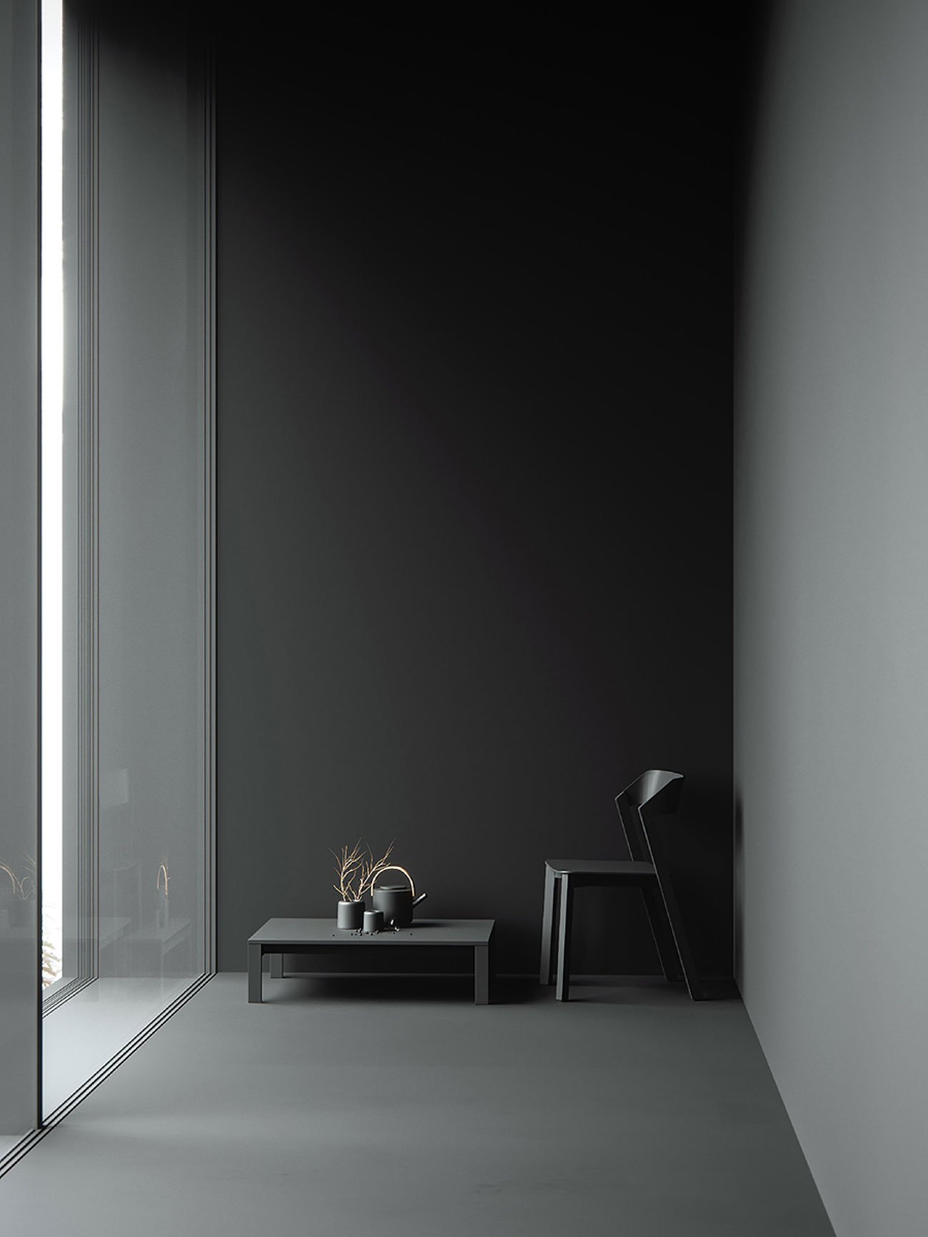 Vantablack Minimalist CGI | Mindsparkle Mag
