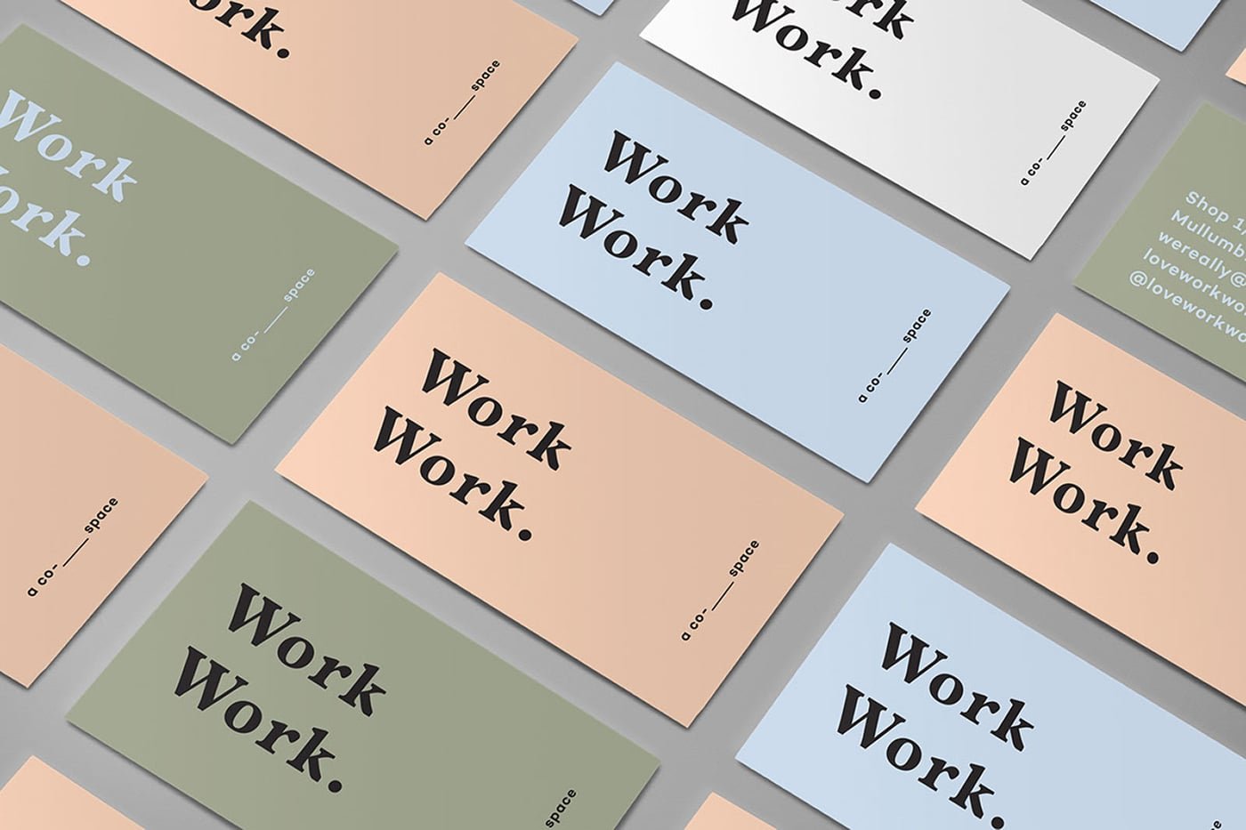 Work Work co-working Identity | Mindsparkle Mag