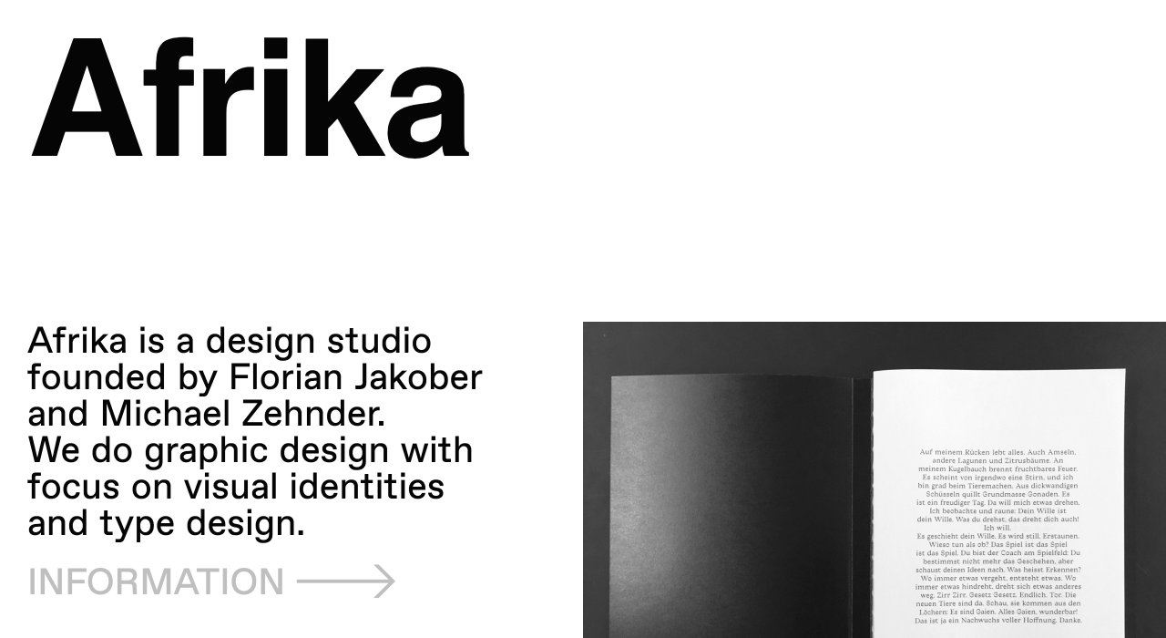 Afrika on Minimal Gallery