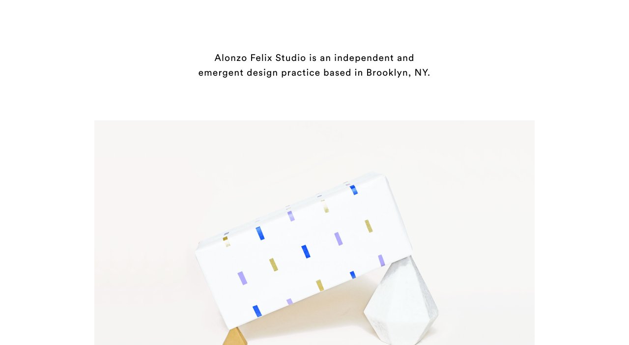 Alonzo Felix Studio on Minimal Gallery