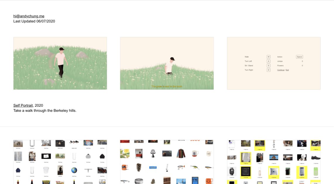 Andy Chung on Minimal Gallery
