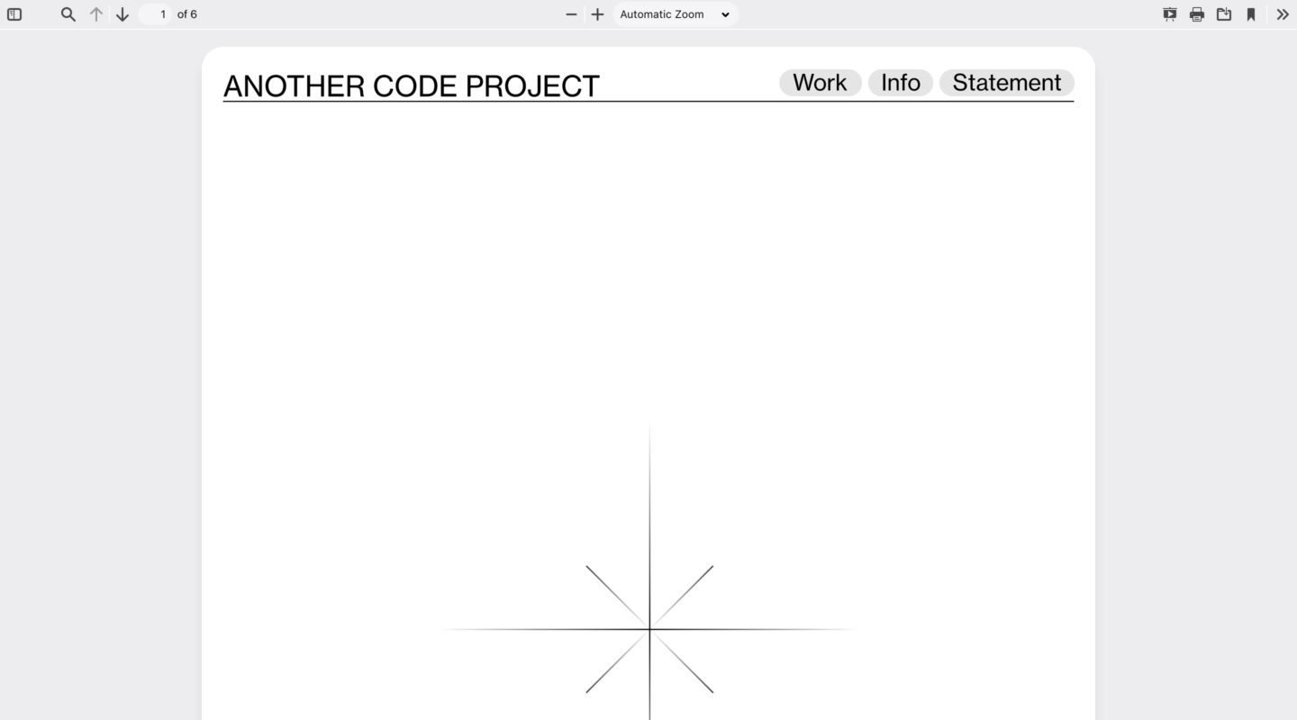 ANOTHER CODE PROJECT on Minimal Gallery