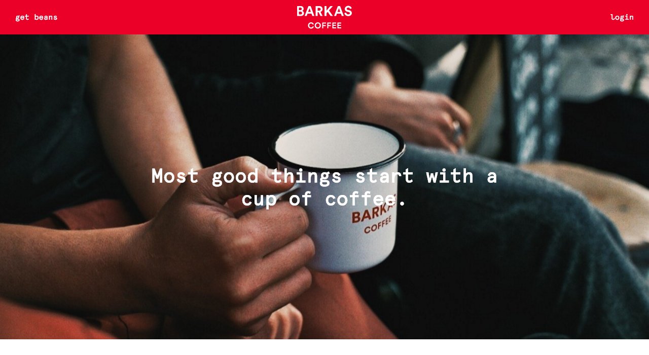 Barkas Coffee on Minimal Gallery