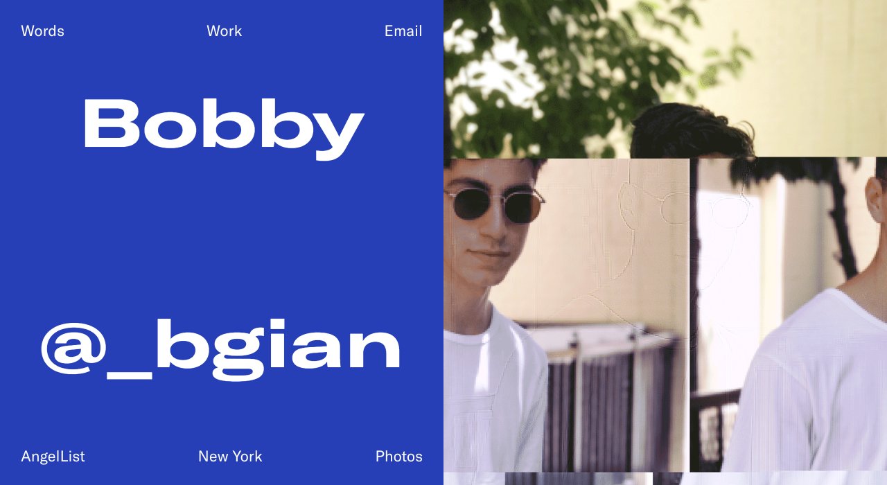 Bobby Giangeruso on Minimal Gallery