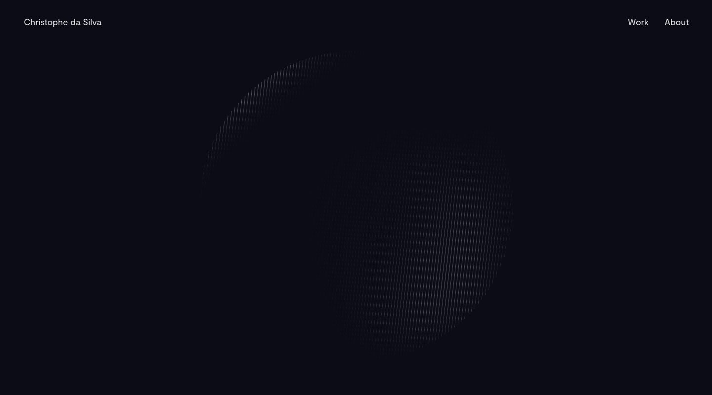 Christophe da Silva on Minimal Gallery