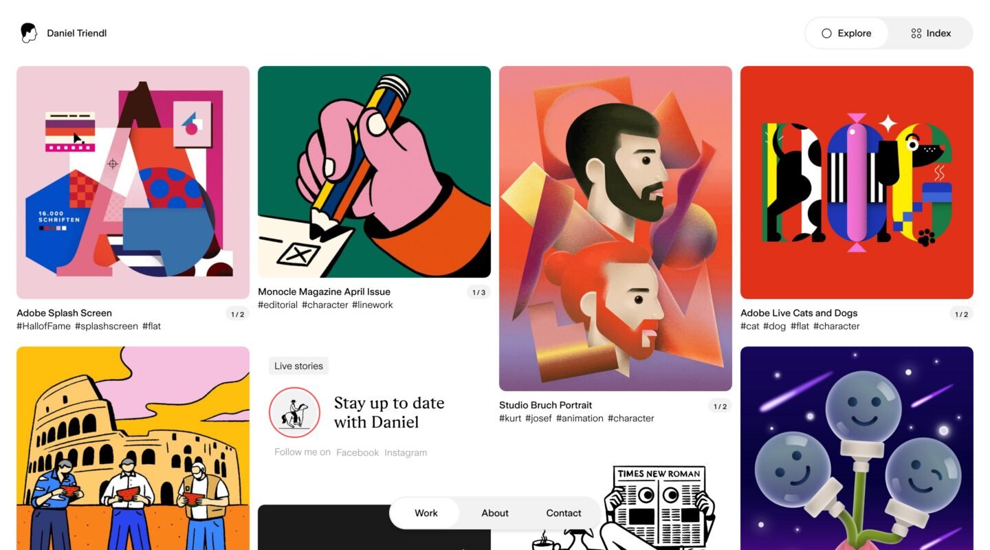 Daniel Triendl on Minimal Gallery