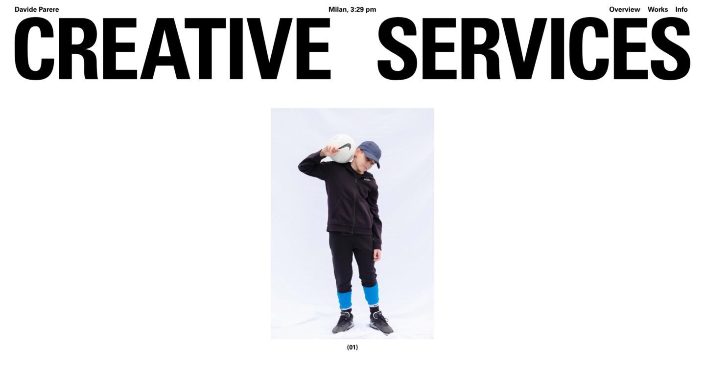 Davide Parere on Minimal Gallery