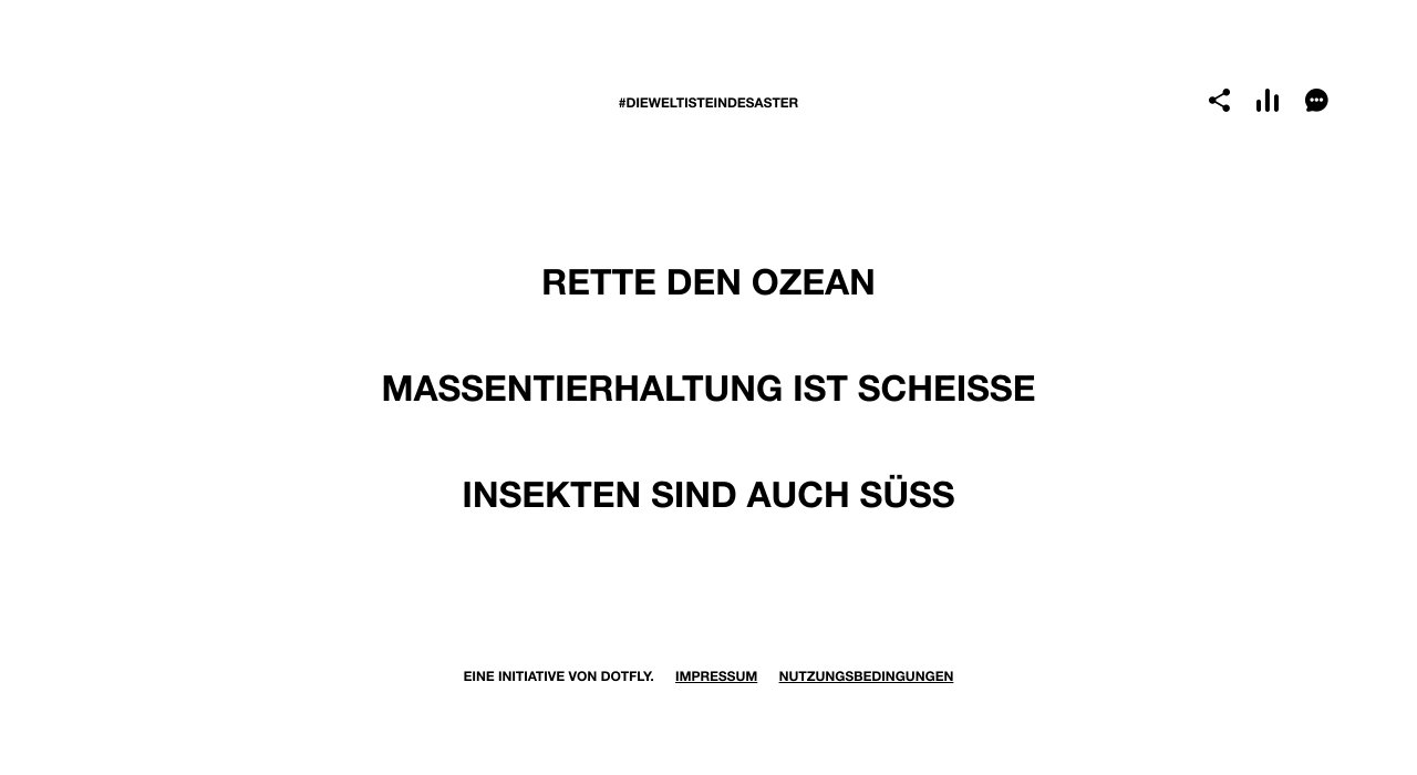 #DIEWELTISTEINDESASTER on Minimal Gallery