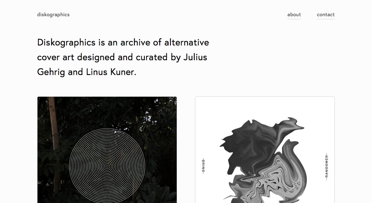 disko.graphics on Minimal Gallery