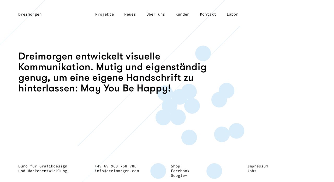 Dreimorgen on Minimal Gallery