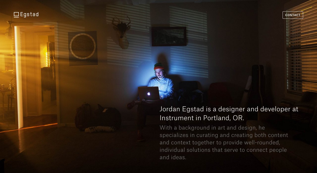 Egstad on Minimal Gallery