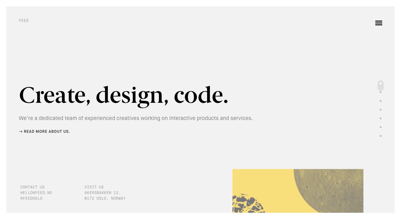 FEED on Minimal Gallery