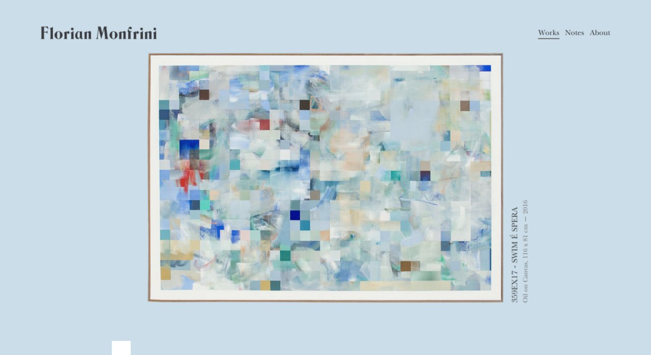 Florian Monfrini on Minimal Gallery