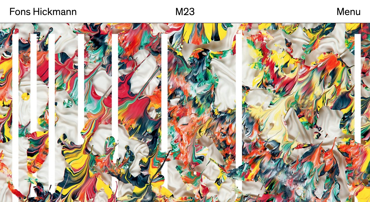 Fons Hickmann on Minimal Gallery