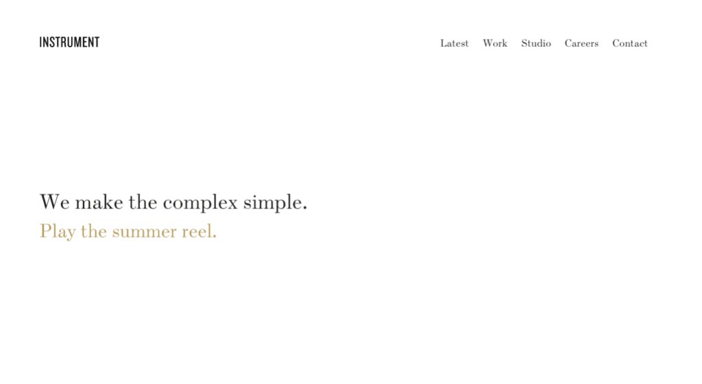 Instrument on Minimal Gallery