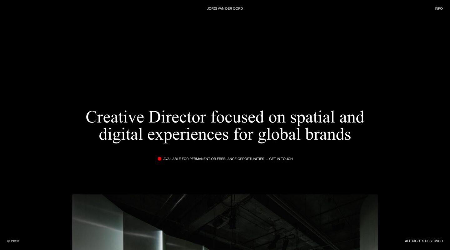 Jordi van der Oord on Minimal Gallery