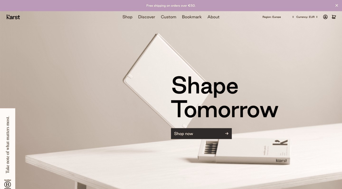 Karst on Minimal Gallery