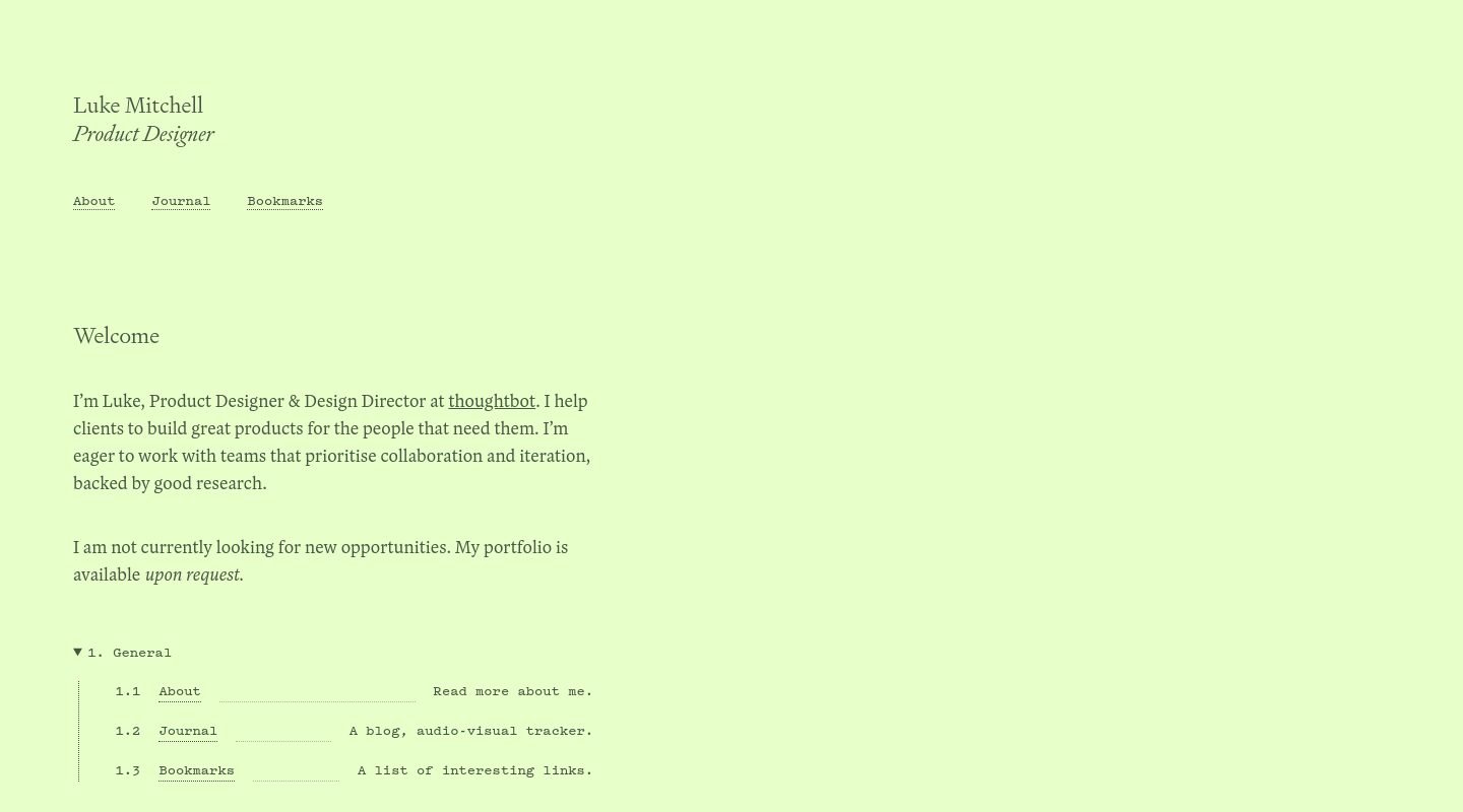 Luke Mitchell on Minimal Gallery