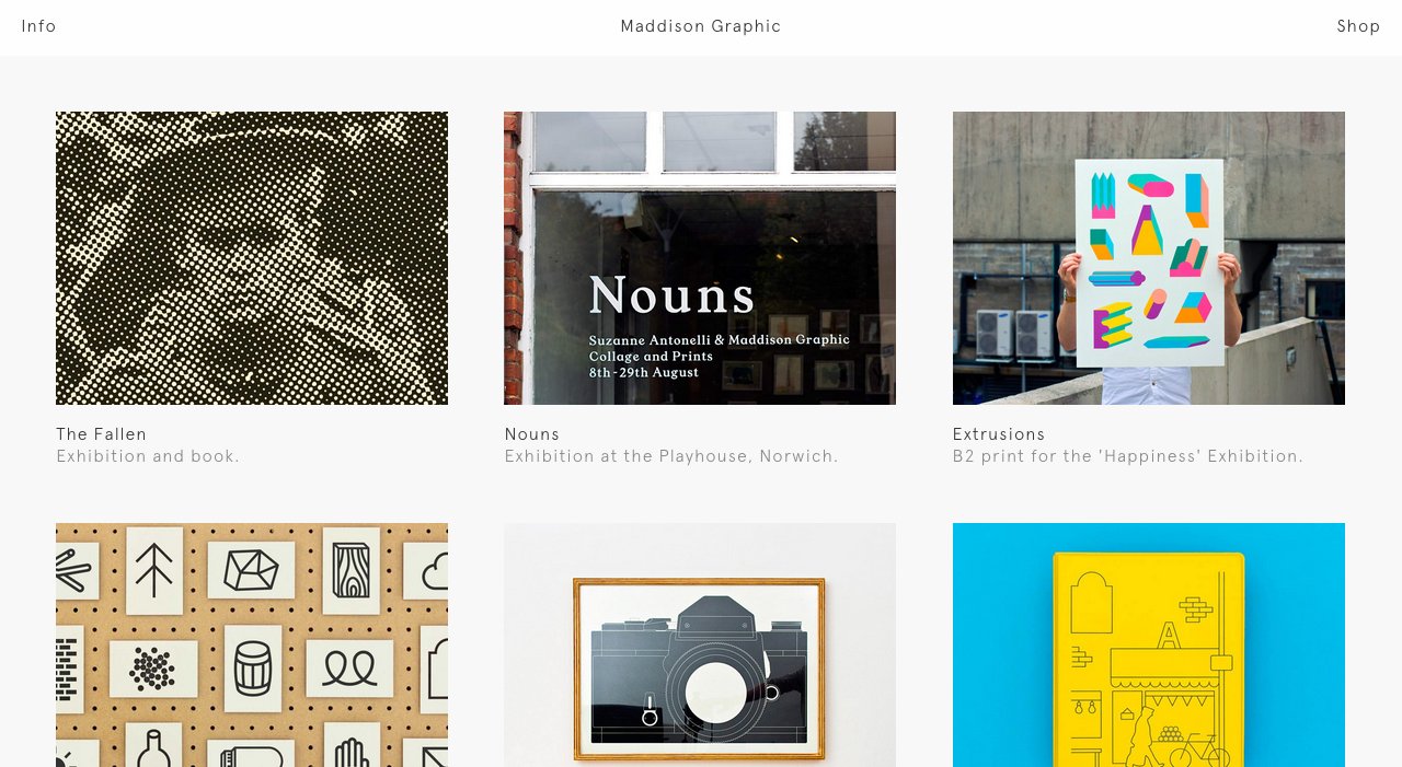 Maddison Graphic on Minimal Gallery