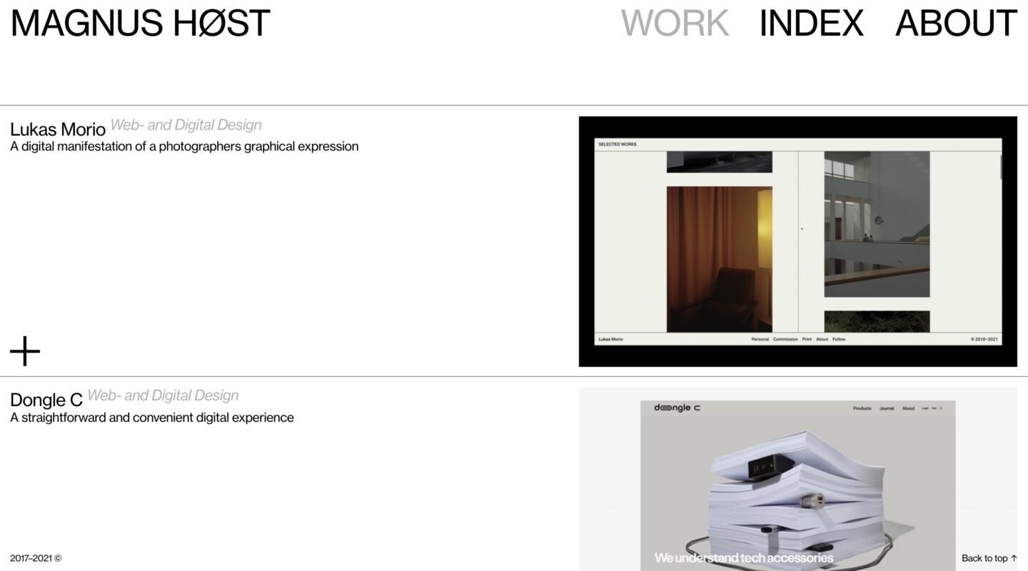 Magnus Høst on Minimal Gallery