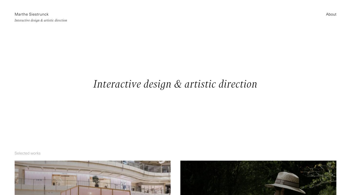 Marthe Siestrunck on Minimal Gallery