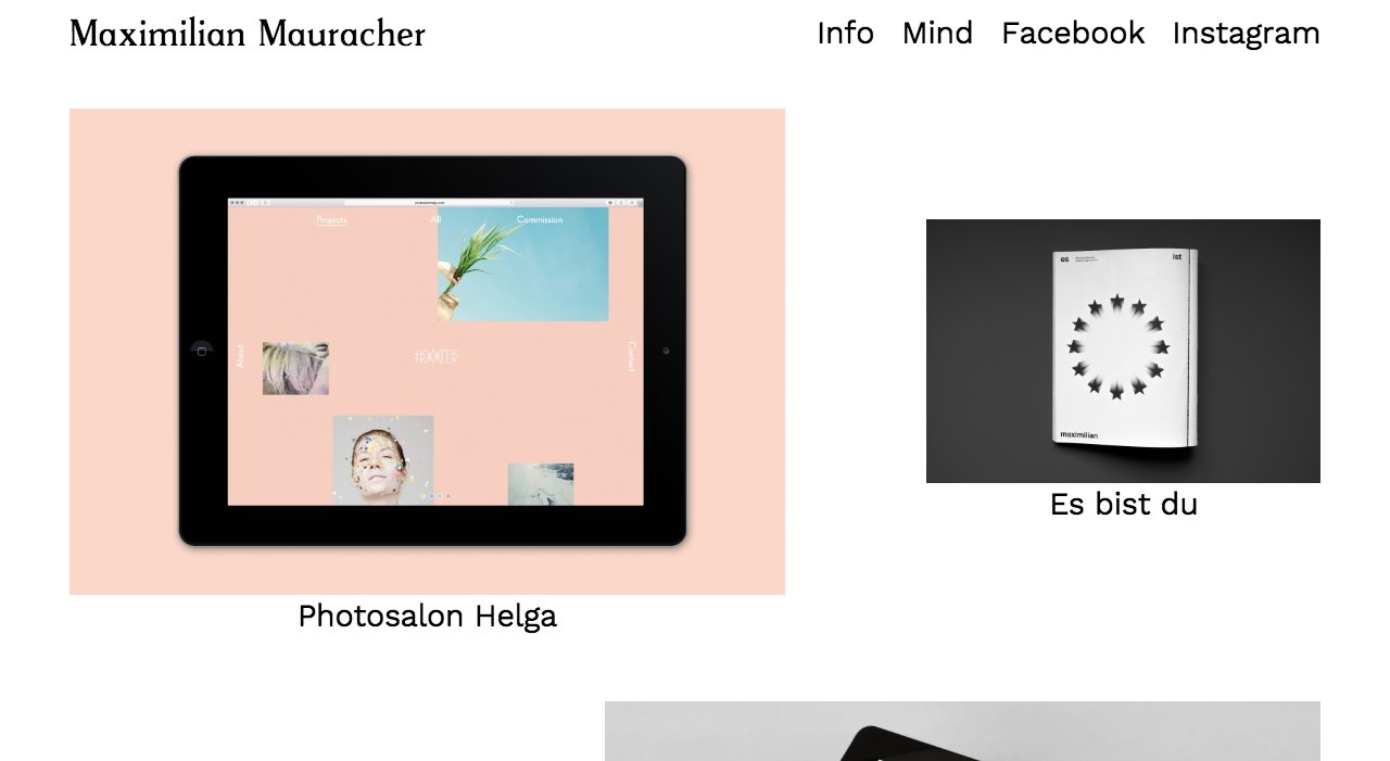 Maximilian Mauracher on Minimal Gallery