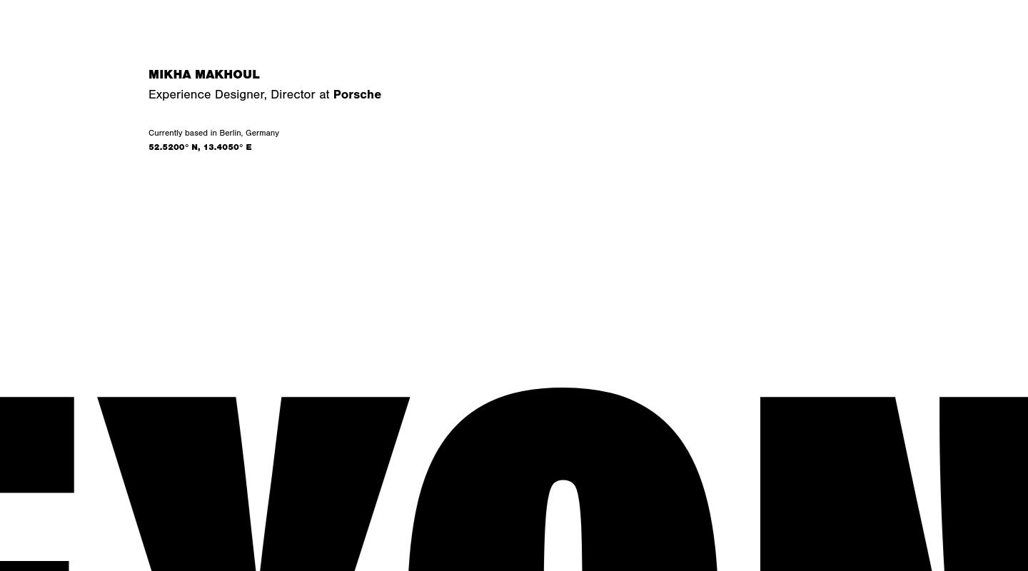 Mikha Makhoul on Minimal Gallery