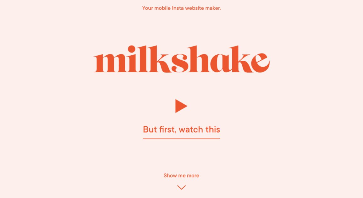 Milkshake on Minimal Gallery