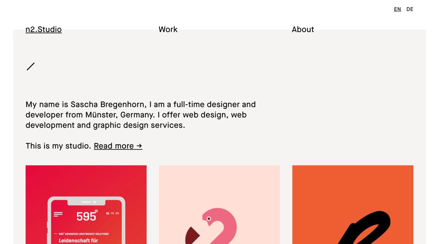 n2.Studio on Minimal Gallery