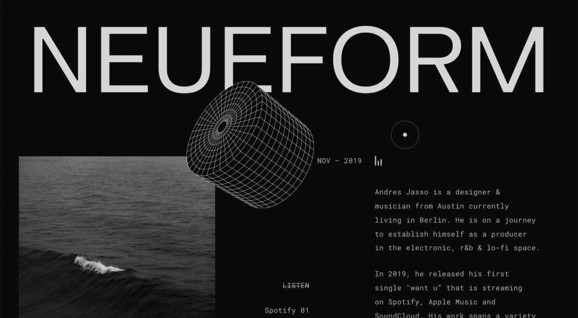 neueform on Minimal Gallery