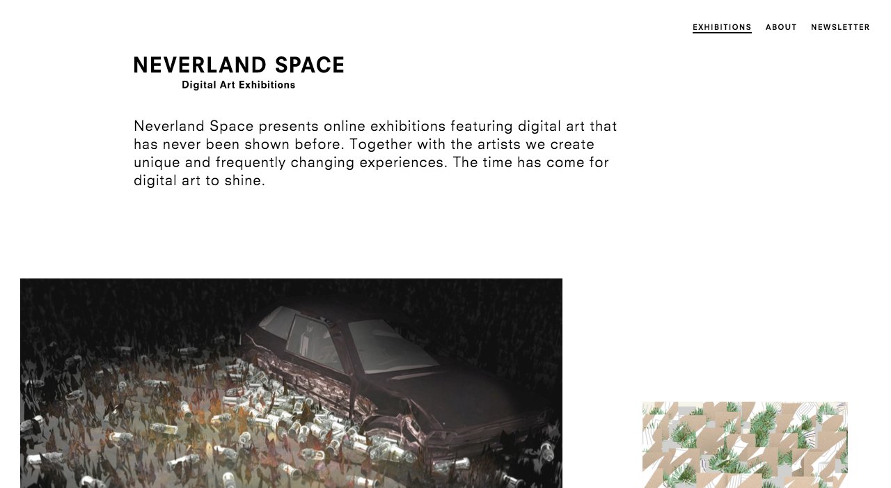 Neverland Space on Minimal Gallery