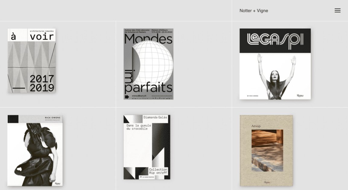 Notter + Vigne on Minimal Gallery