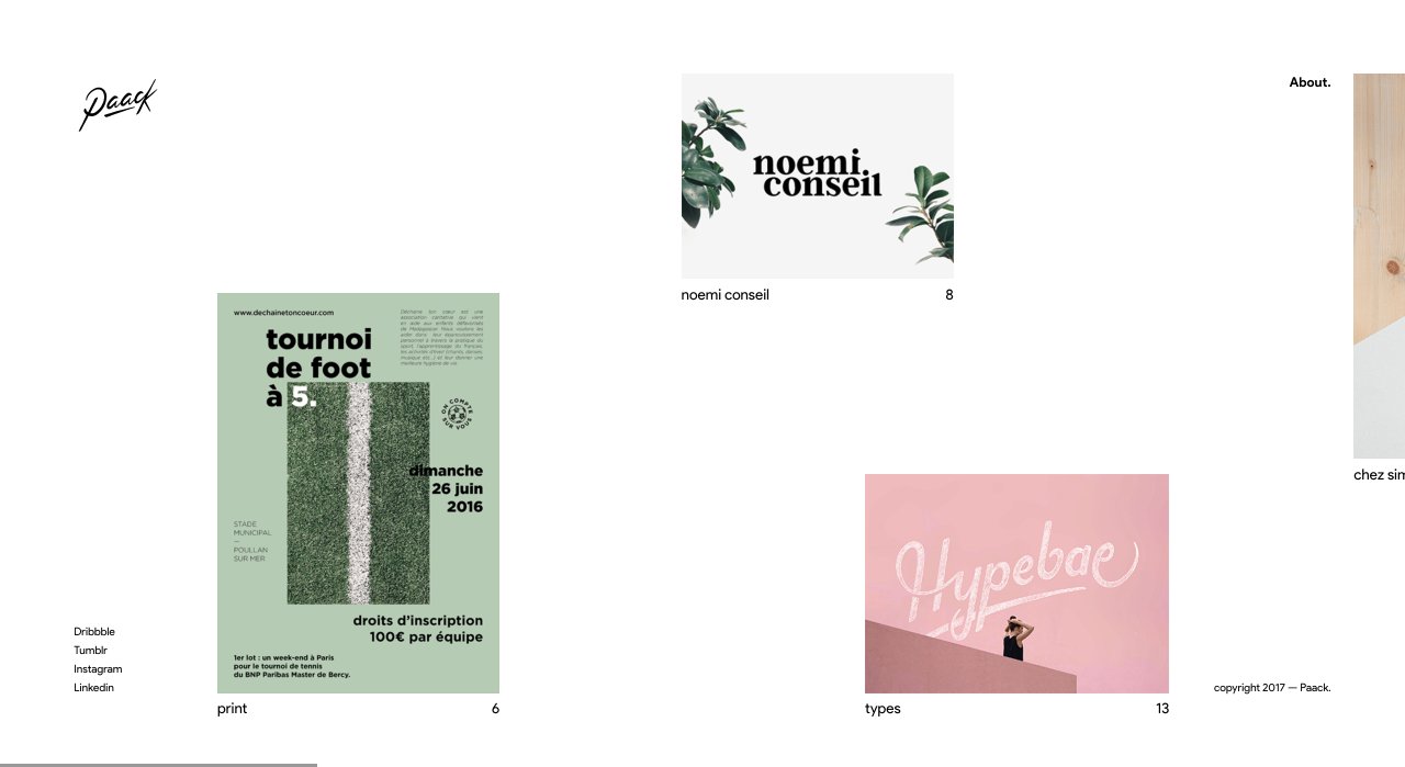 Paack on Minimal Gallery