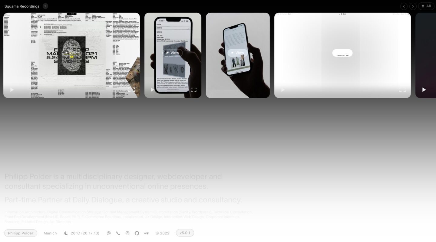 Philipp Polder on Minimal Gallery