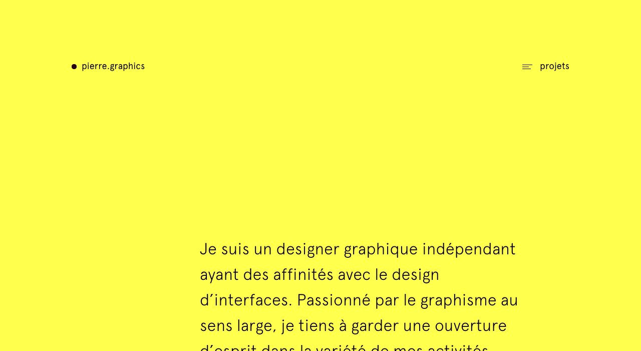 pierre.graphics on Minimal Gallery