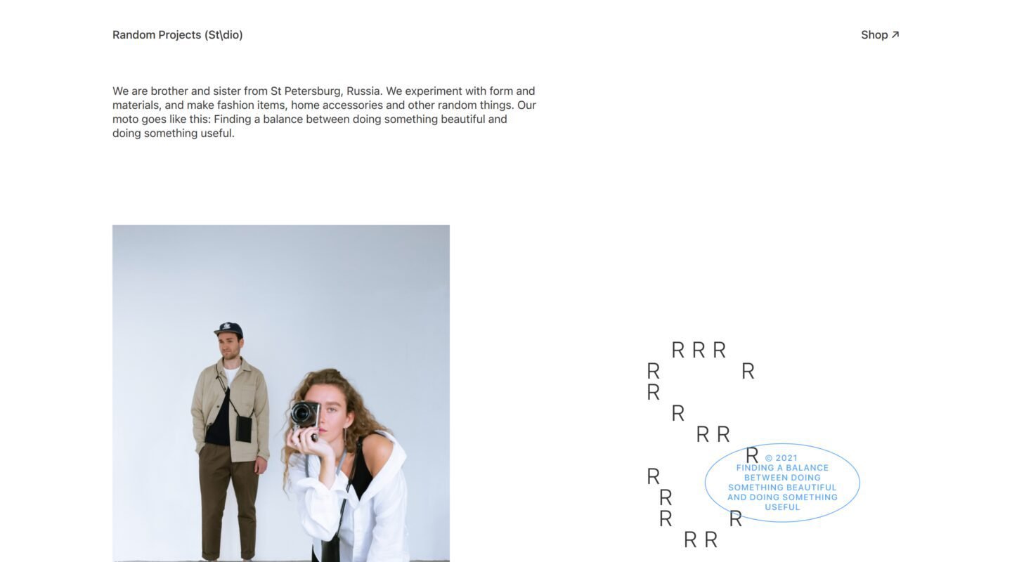 Random Projects Studio on Minimal Gallery