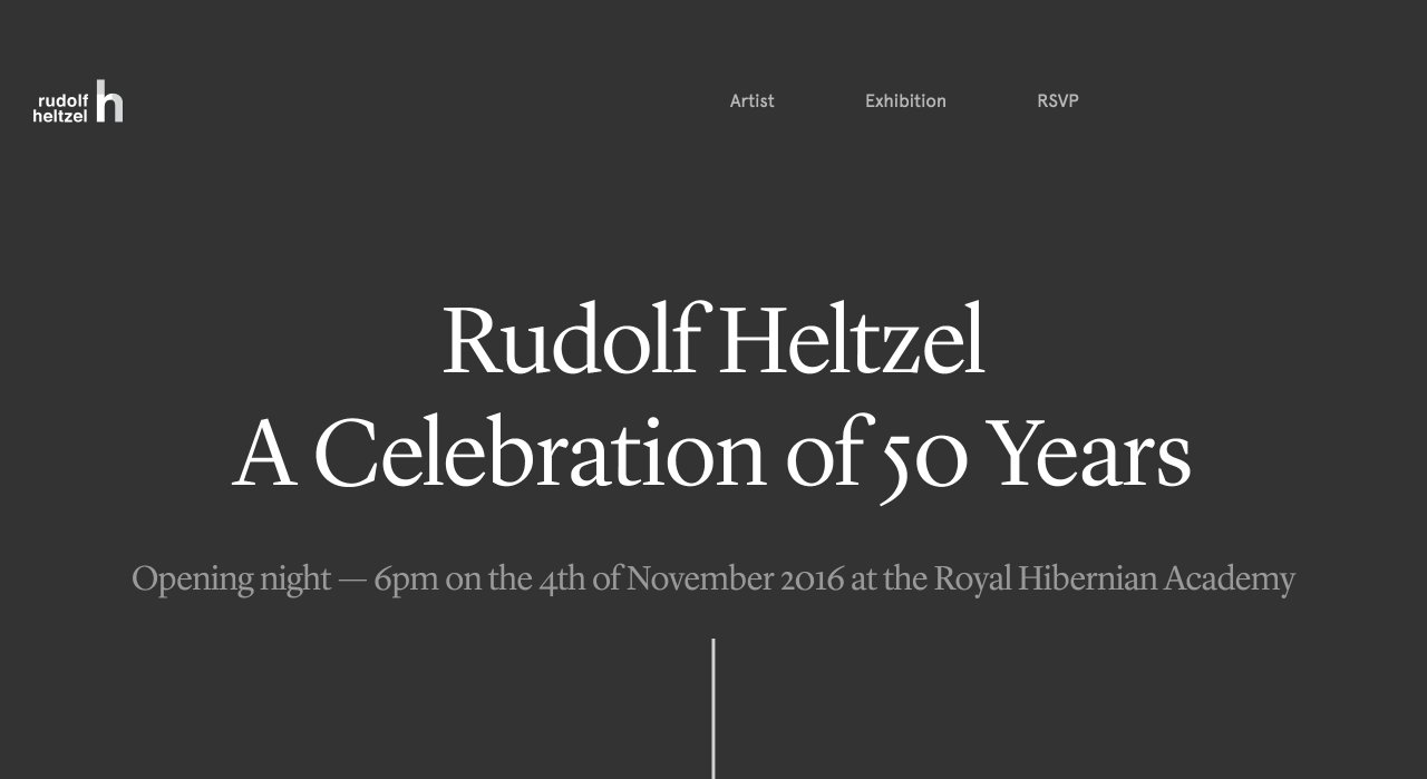 Rudolf Heltzel on Minimal Gallery