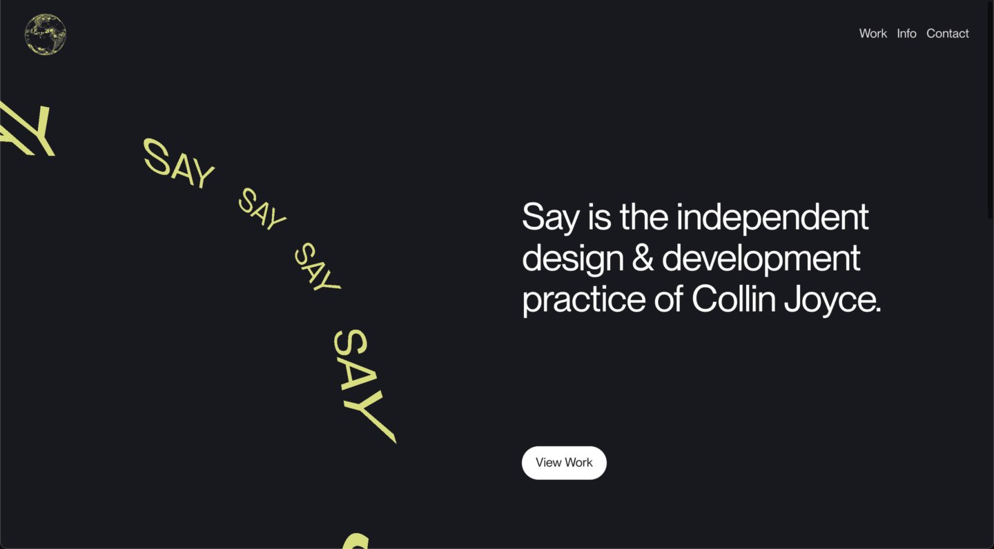 SAY Studio on Minimal Gallery