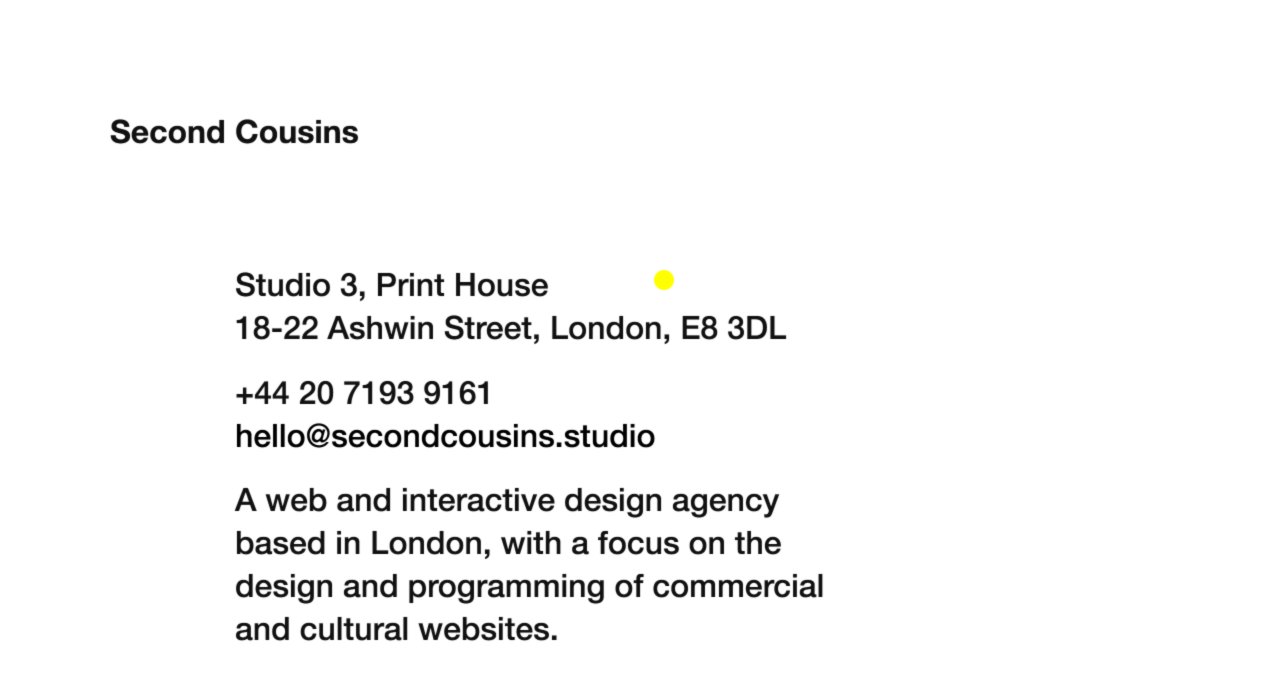Second Cousins on Minimal Gallery