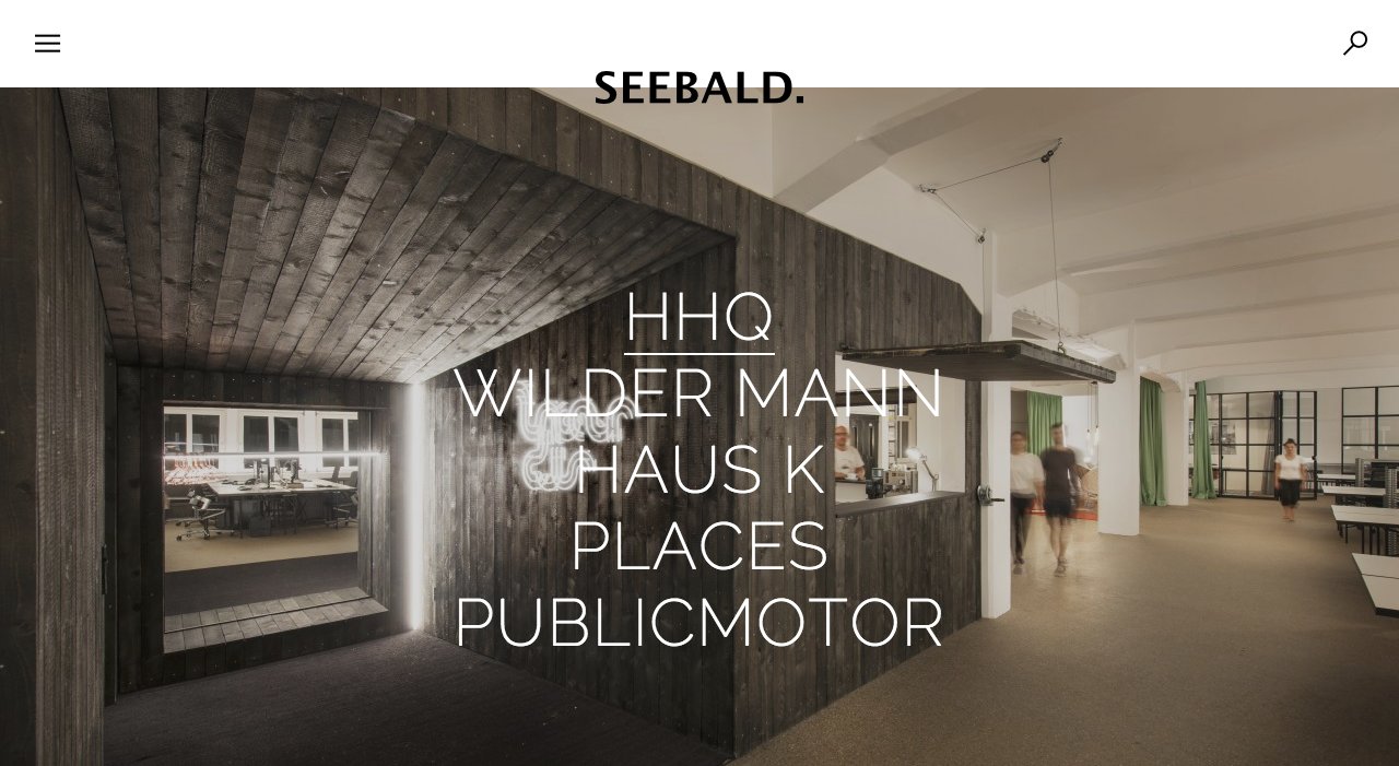 SEEBALD. Visit minimal.gallery, follow on Twitter or receive the weekly/monthly round up on Minimal Gallery