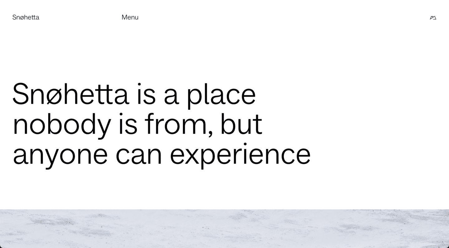 Snøhetta on Minimal Gallery