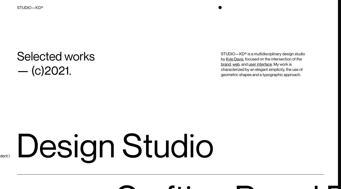 STUDIO—KD® on Minimal Gallery