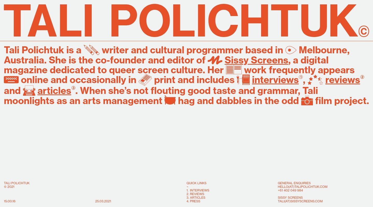 Tali Polichtuk on Minimal Gallery