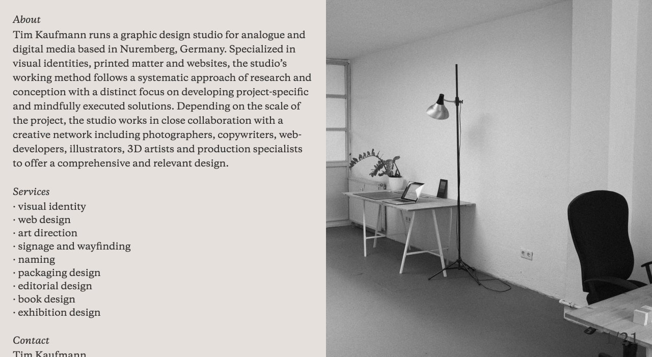 Tim Kaufmann on Minimal Gallery