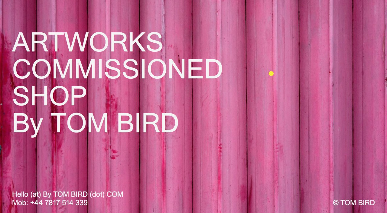 Tom Bird on Minimal Gallery