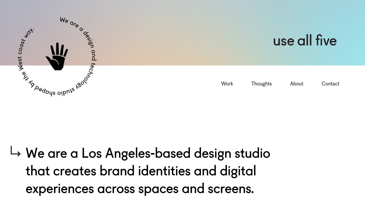 Use All Five on Minimal Gallery