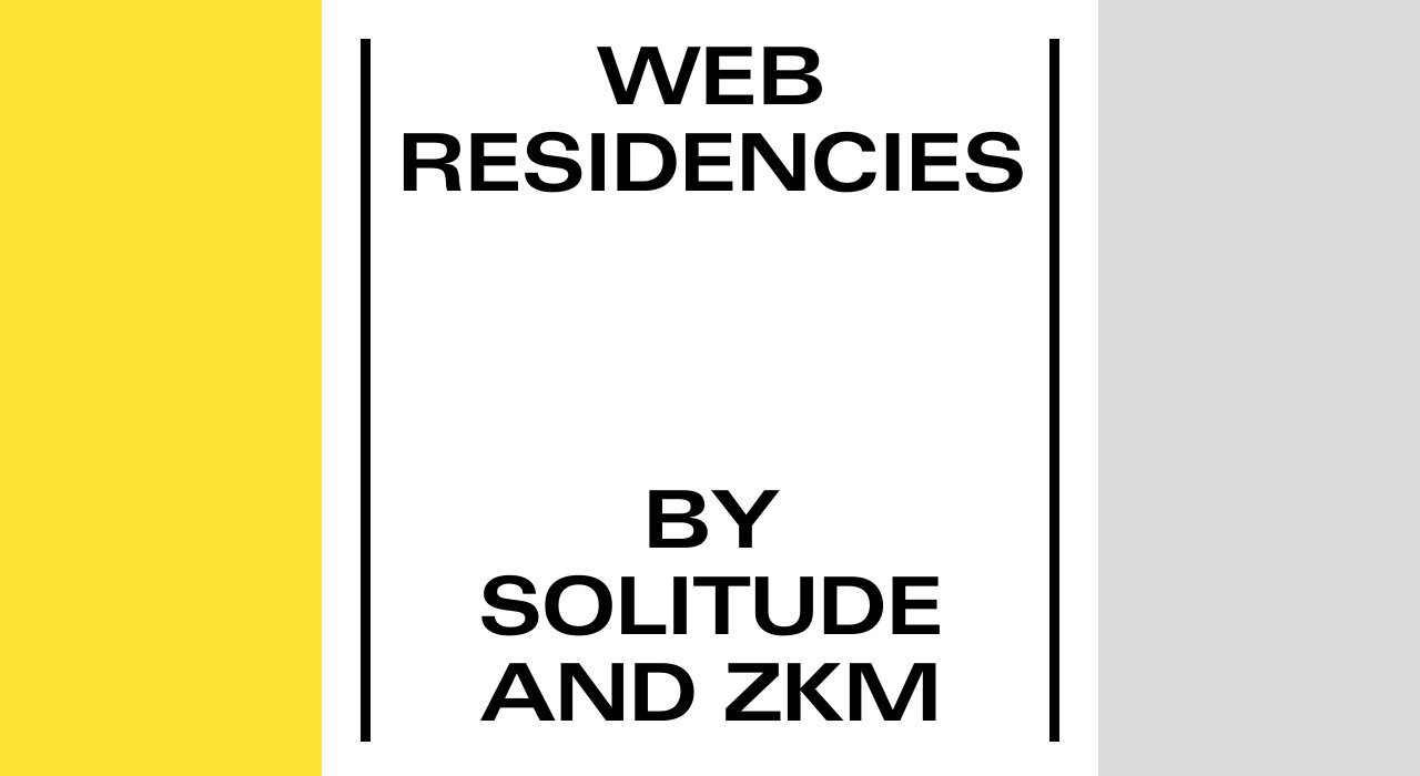 Web Residencies on Minimal Gallery