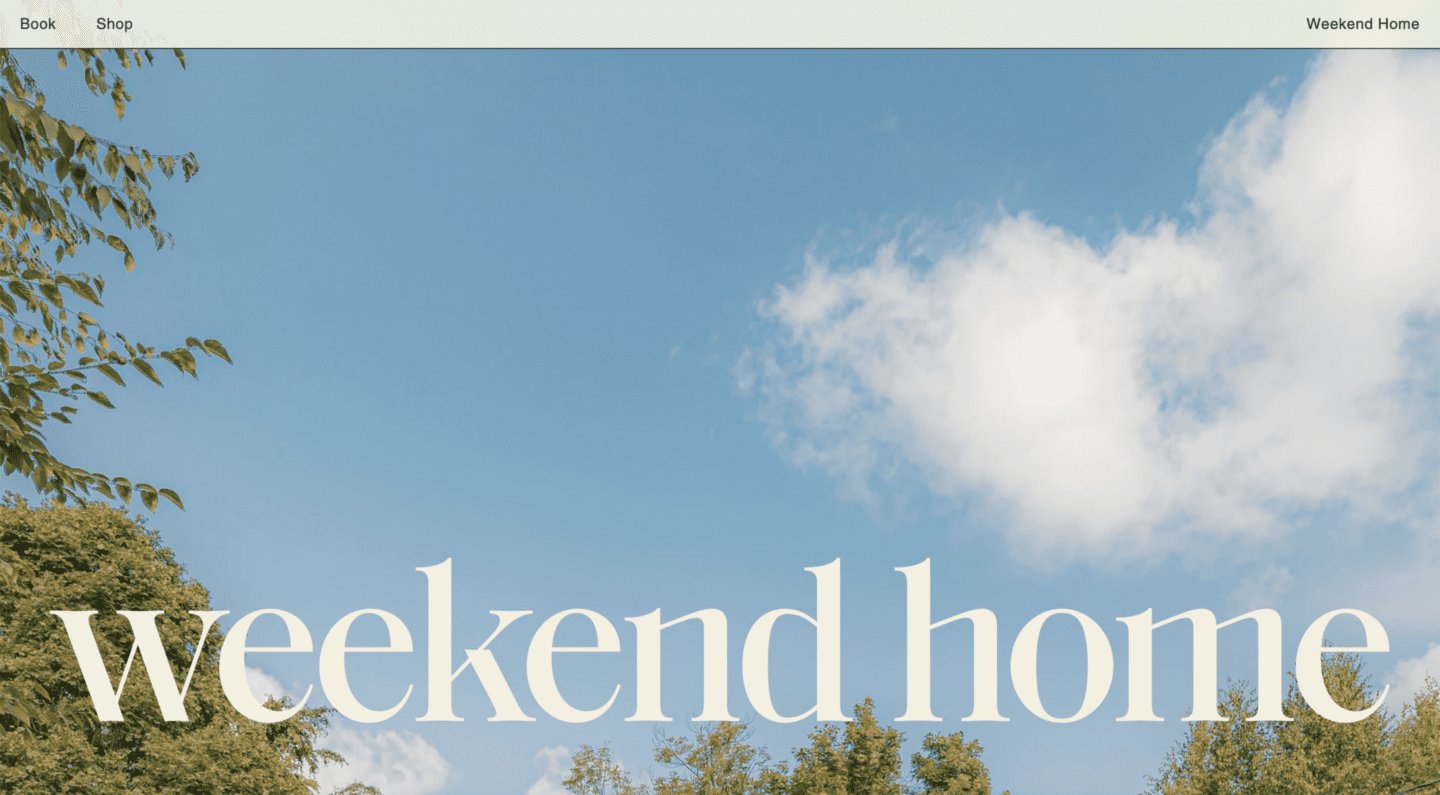Weekend Home on Minimal Gallery