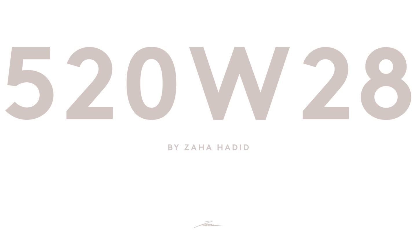 Zaha Hadid’s 520W28 on Minimal Gallery